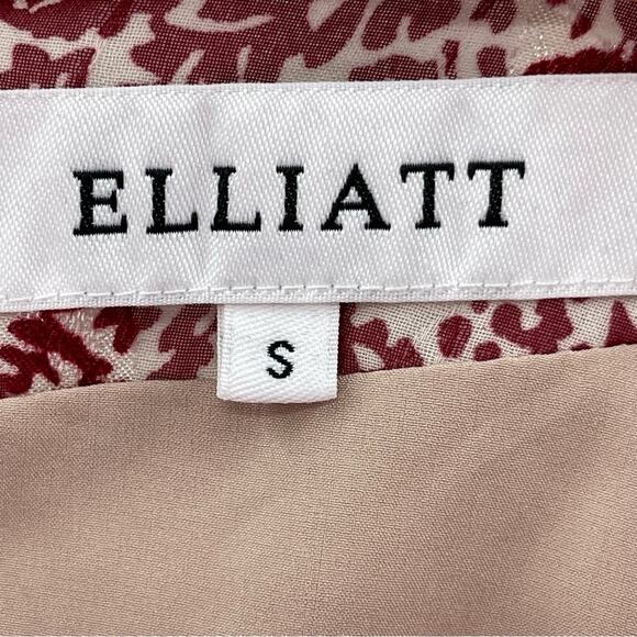 Revolve Elliatt Iridescent Sheath V-Neck Puff Sleeve Cocktail Dress Size Small - Picture 9 of 16